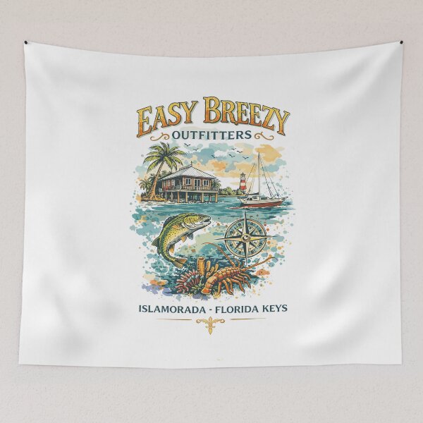 Item preview, Easy Breezy Outfitters Florida Keys designed and sold by Matinez Pink.