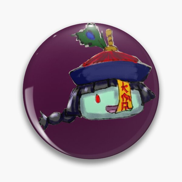 Item preview, Chibi Jiangshi Head Halloween Chinese Vampire designed and sold by Junpeiberry.
