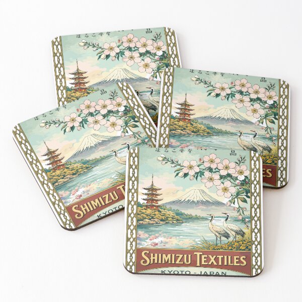 Item preview, Vintage Japanese Landscape T-Shirt designed and sold by Matinez Pink.