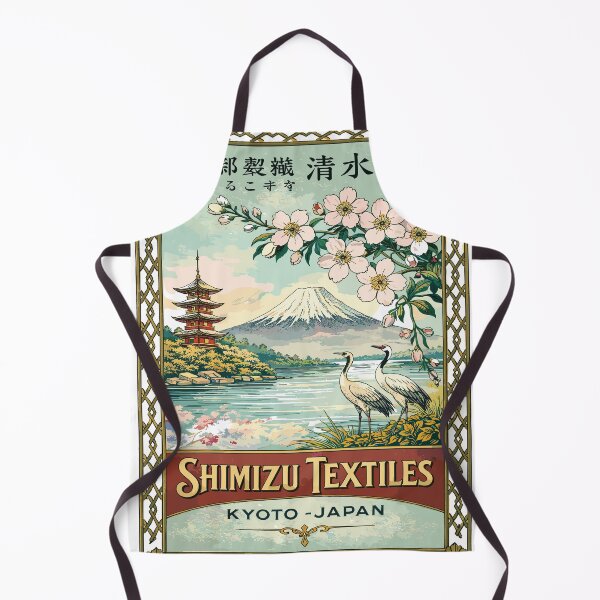 Item preview, Vintage Japanese Landscape T-Shirt designed and sold by Matinez Pink.