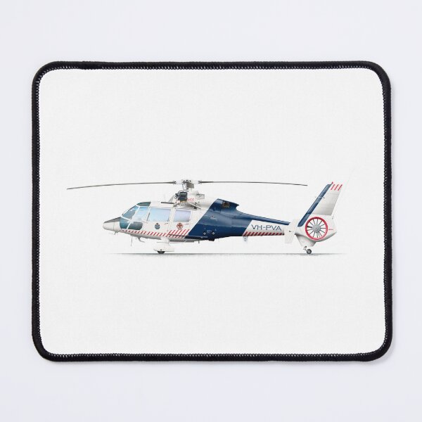 Item preview, Aerospatiale AS365C1 VH-PVA VicPol 1990 designed and sold by Grubby Fingers Aircraft Illustration.