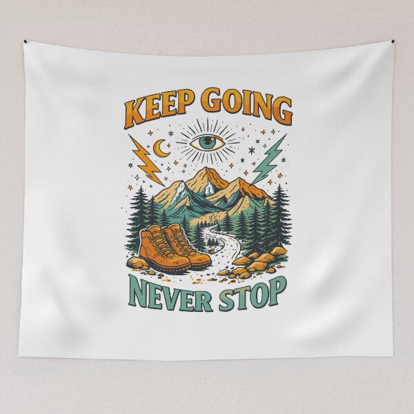 Item preview, Adventure Hiking Motivational T-Shirt designed and sold by Matinez Pink.