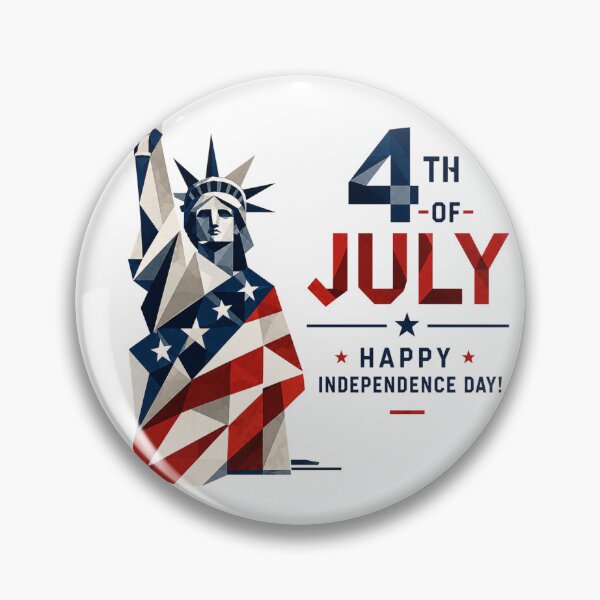 Item preview, Low Poly Statue of Liberty Independence Day designed and sold by ziblod.