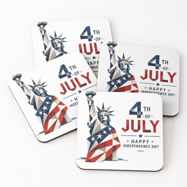 Item preview, Low Poly Statue of Liberty Independence Day designed and sold by ziblod.