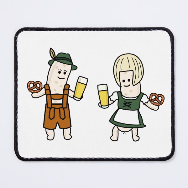Item preview, Munich White Sausage Ladies in Oktoberfest designed and sold by Wurstlady.