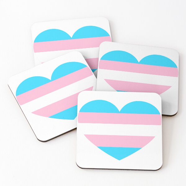 Item preview, Transgender Pride Flag Heart designed and sold by adriab.
