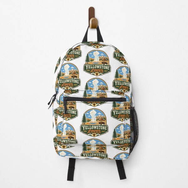 Item preview, Yellowstone Lover Vintage National Park Badge designed and sold by Beyond Destinations.
