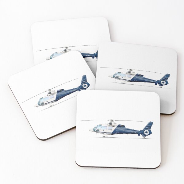 Item preview, Aerospatiale AS365C1 VH-PVK VicPol 2000 designed and sold by Grubby Fingers Aircraft Illustration.