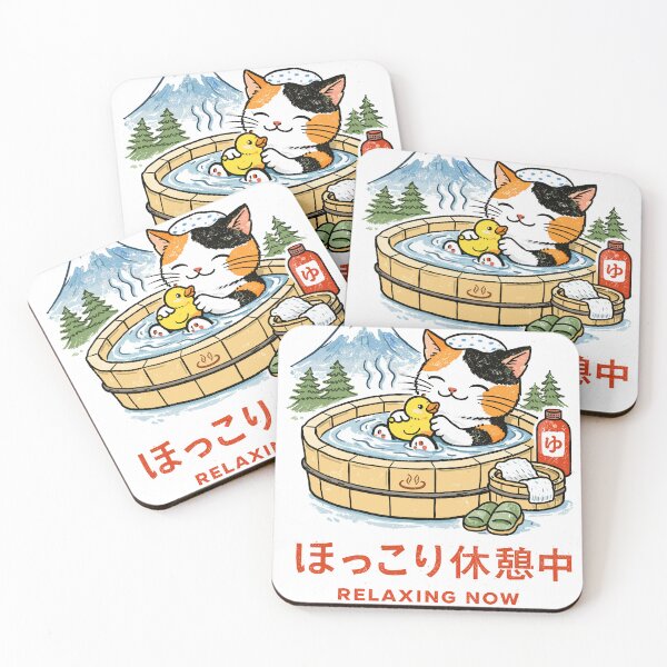 Item preview, Relaxing Cat in Hot Tub designed and sold by Matinez Pink.