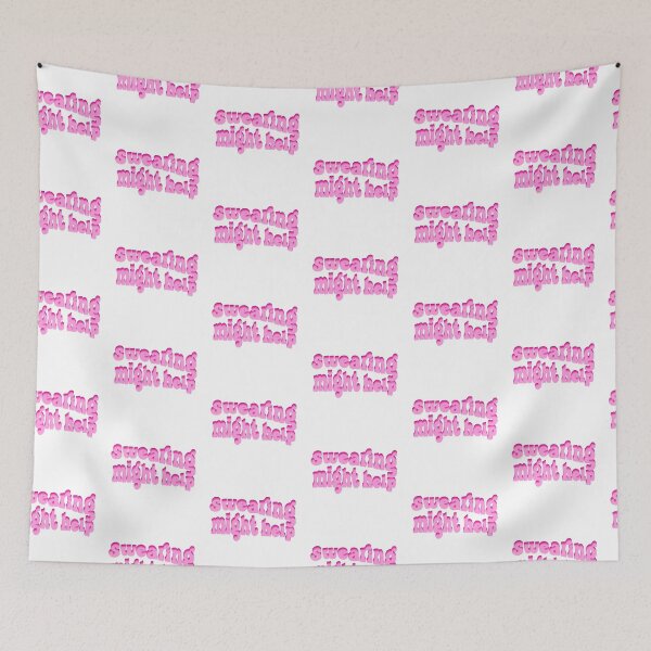 Item preview, Swearing might help designed and sold by pinkyfish1010.