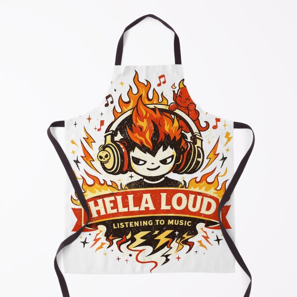 Item preview, Hella Loud Music Headphones Devil designed and sold by Matinez Pink.