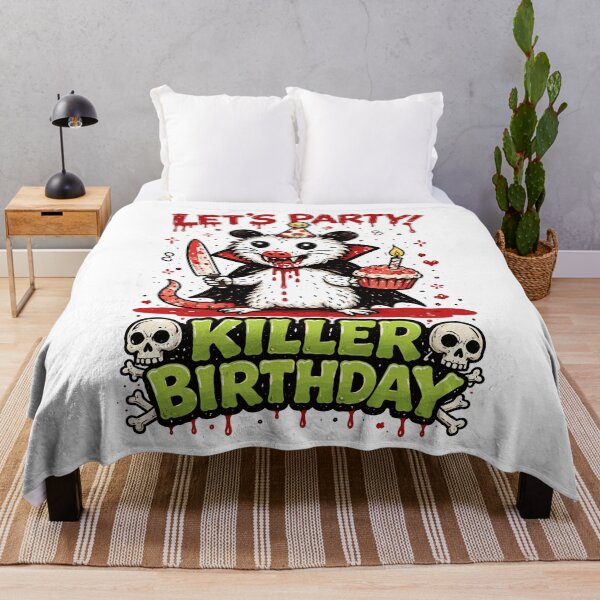 Item preview, Killer Birthday Party Possum designed and sold by Matinez Pink.
