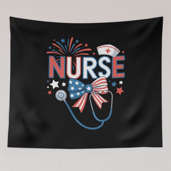 Item preview, 4th of July Nurse American Flag Fourth Of July Nurse designed and sold by TyraYoung.