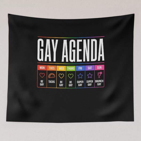 Item preview, LGBT Pride Gay Agenda designed and sold by KarimSoCute.