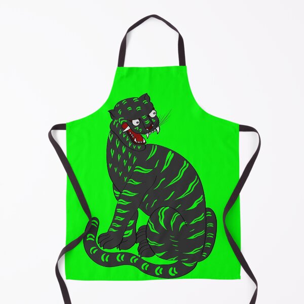 Item preview, Korean Folk Art Tiger — Neon / Dark designed and sold by DaHaeStudio.