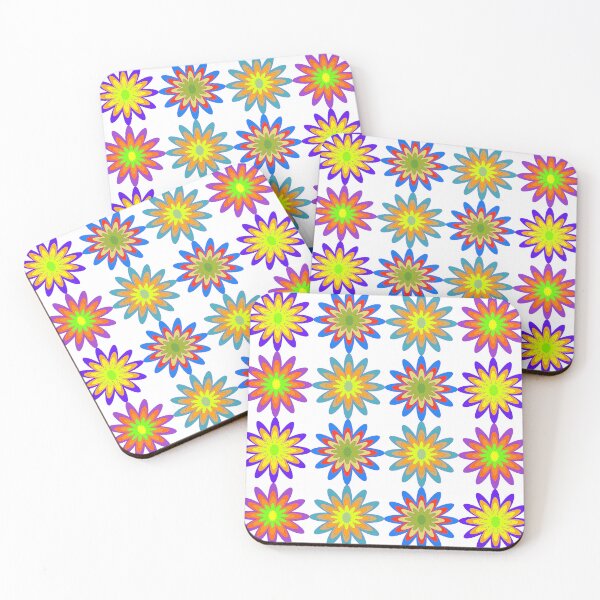 Item preview, Colorful Abstract Flower Seamless Pattern with Retro Floral Shapes Background designed and sold by Ei-Ei.