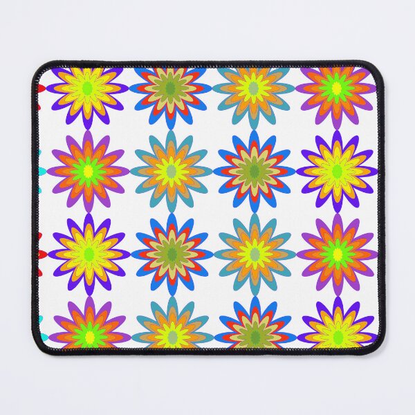 Item preview, Colorful Abstract Flower Seamless Pattern with Retro Floral Shapes Background designed and sold by EiArtist.