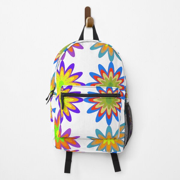 Item preview, Colorful Abstract Flower Seamless Pattern with Retro Floral Shapes Background designed and sold by EiArtist.