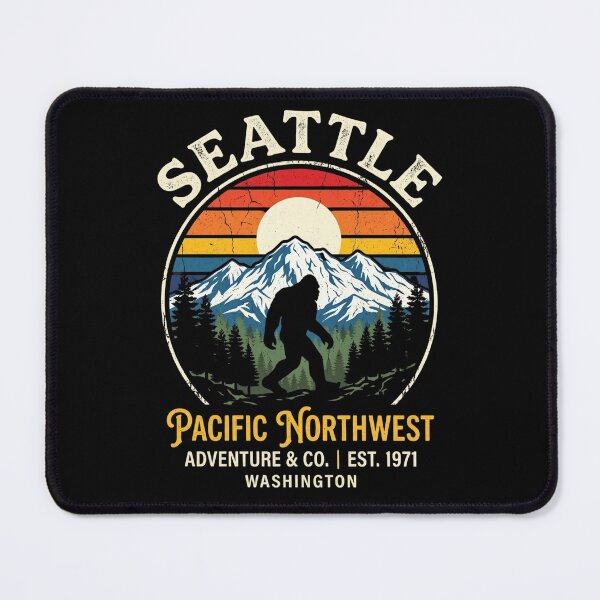 Item preview, Seattle Pacific Northwest Bigfoot Est 1971 designed and sold by dudelinart.