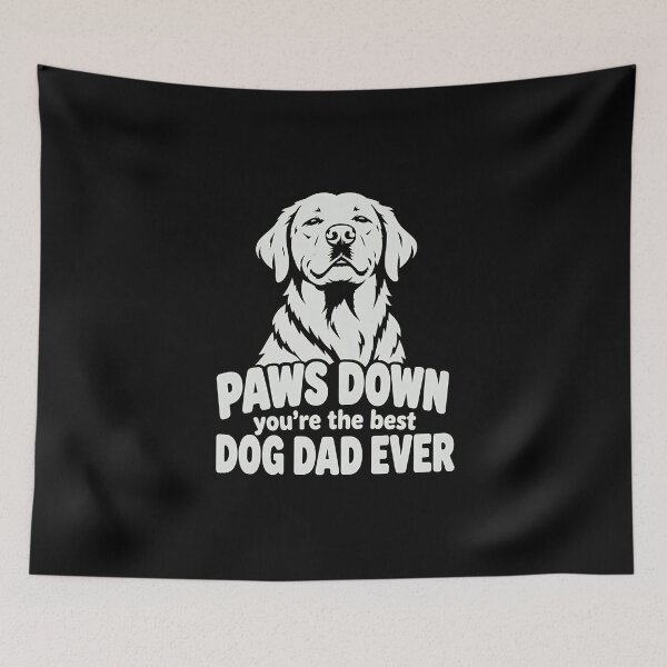 Item preview, Paws Down Best Dog Dad Ever Labrador T-Shirt designed and sold by SoyLamderma.