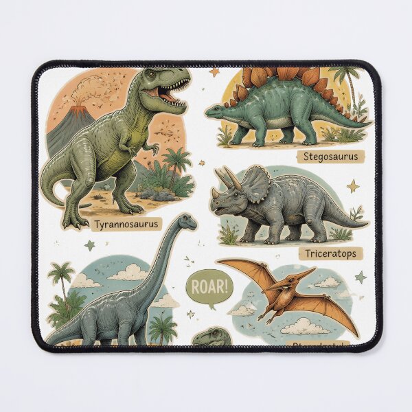 Item preview, Vintage Dinosaur Educational Kids Shirt, Retro Dino Graphic Tee designed and sold by ERA369.