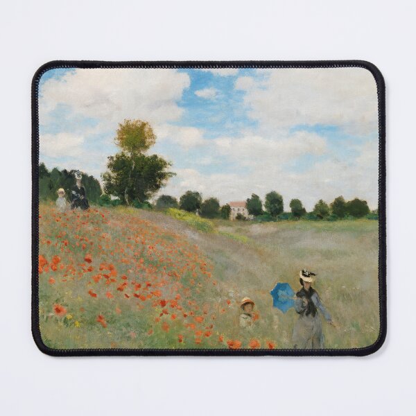 Item preview, Claude Monet Poppy Field Impressionist Meadow Wall Art designed and sold by TheSoulOfArt.
