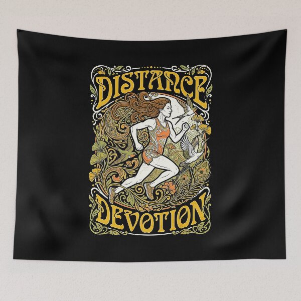 Item preview, Distance Devotion Woman Runner designed and sold by graphixpolash.