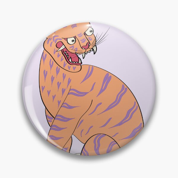 Item preview, Korean Folk Art Tiger — Lavender designed and sold by DaHaeStudio.