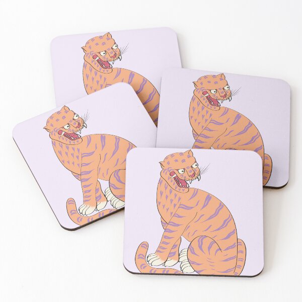 Artikelvorschau, Koreanische Volkskunst Tiger — Lavendel entworfen und verkauft von DaHaeStudio.
