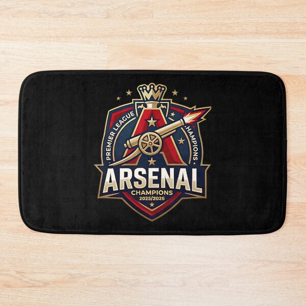 Aperçu de l'œuvre Arsenal vainqueur de la Premier League 2025-26 créée et vendue par thanhmaidesign.