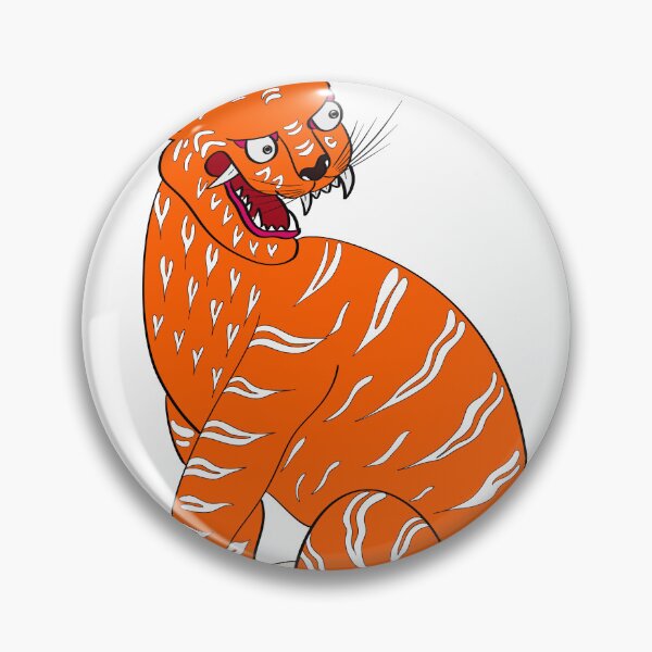 Item preview, Korean Folk Art Tiger — White designed and sold by DaHaeStudio.