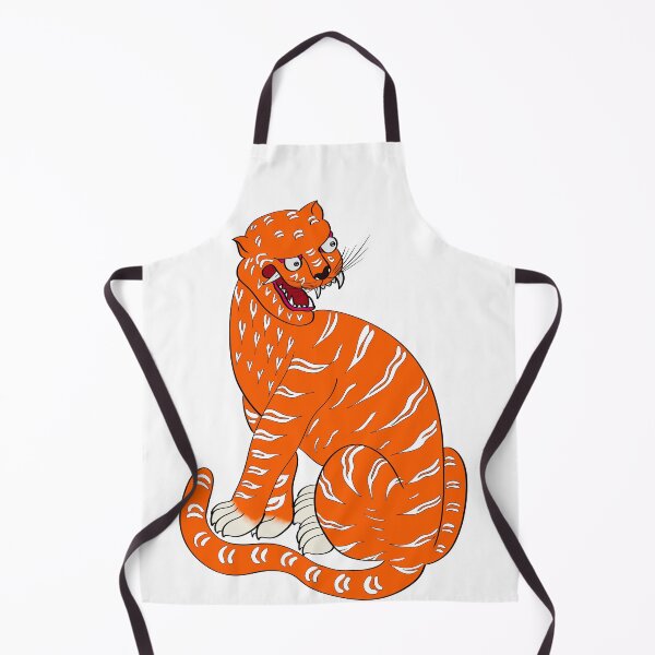 Item preview, Korean Folk Art Tiger — White designed and sold by DaHaeStudio.