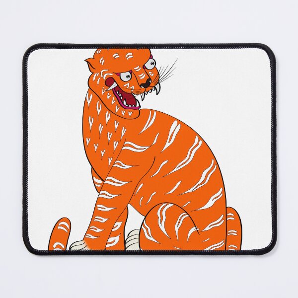 Item preview, Korean Folk Art Tiger — White designed and sold by DaHaeStudio.