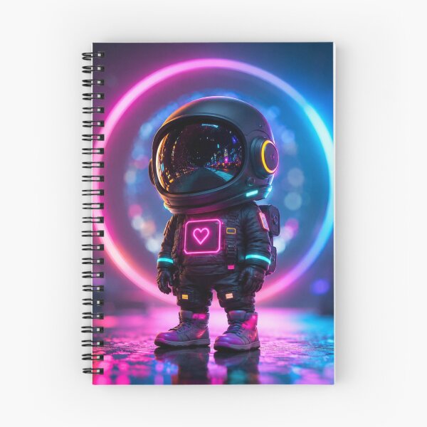 Item preview, Neon Orbit Astronaut designed and sold by Tanu Biswas.