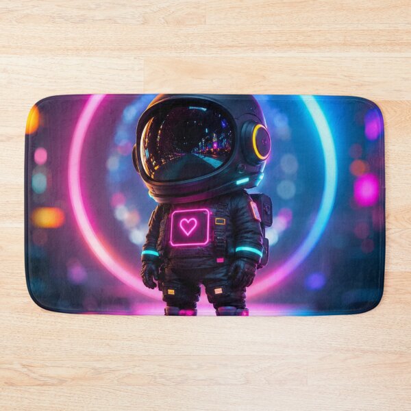Item preview, Neon Orbit Astronaut designed and sold by Tanu Biswas.