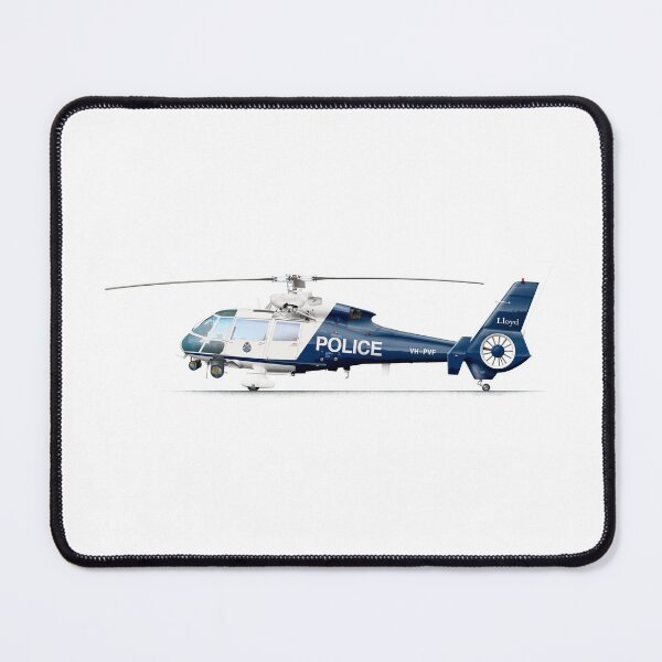 Item preview, Aerospatiale AS365C1 VH-PVF VicPol 2001 designed and sold by Grubby Fingers Aircraft Illustration.