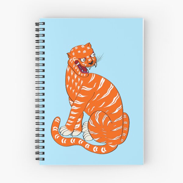 Item preview, Korean Folk Art Tiger — Sky Blue designed and sold by DaHaeStudio.