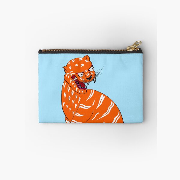Item preview, Korean Folk Art Tiger — Sky Blue designed and sold by DaHaeStudio.