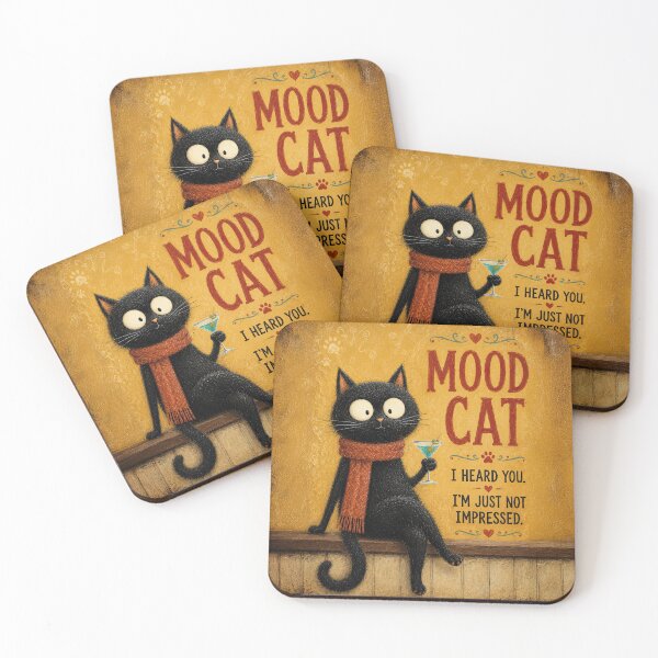 Item preview, Mood Cat Im Just Not Impressed designed and sold by Erika Kaisersot.
