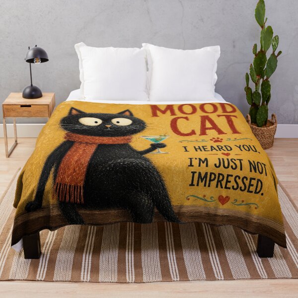 Item preview, Mood Cat Im Just Not Impressed designed and sold by Erika Kaisersot.