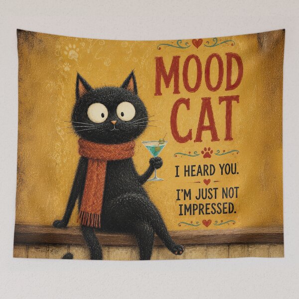 Item preview, Mood Cat Im Just Not Impressed designed and sold by Erika Kaisersot.