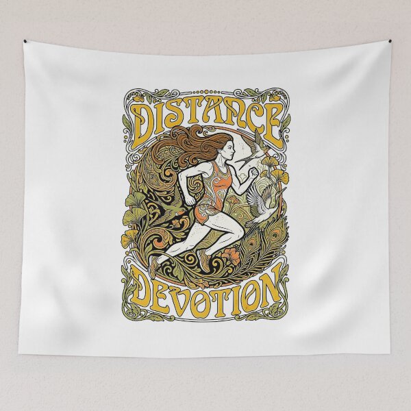 Item preview, Distance Devotion Woman Runner  designed and sold by graphixpolash.