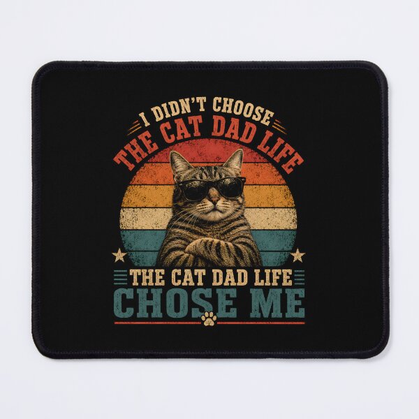 Item preview, I Didnt Choose The Cat Dad Life The Cat Chose Me designed and sold by zoes-ink.