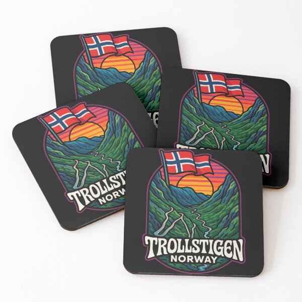 Item preview, Trollstigen Norway Trippy Art Travel designed and sold by TomFrontierArt.