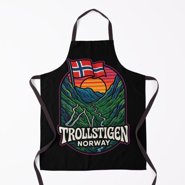 Item preview, Trollstigen Norway Trippy Art Travel designed and sold by TomFrontierArt.
