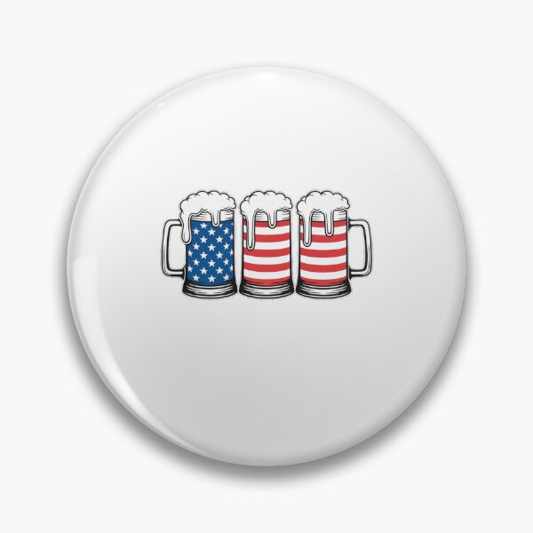 Item preview, Beer American Flag 4th of July Men Women Merica Drinking USA designed and sold by TyraYoung.