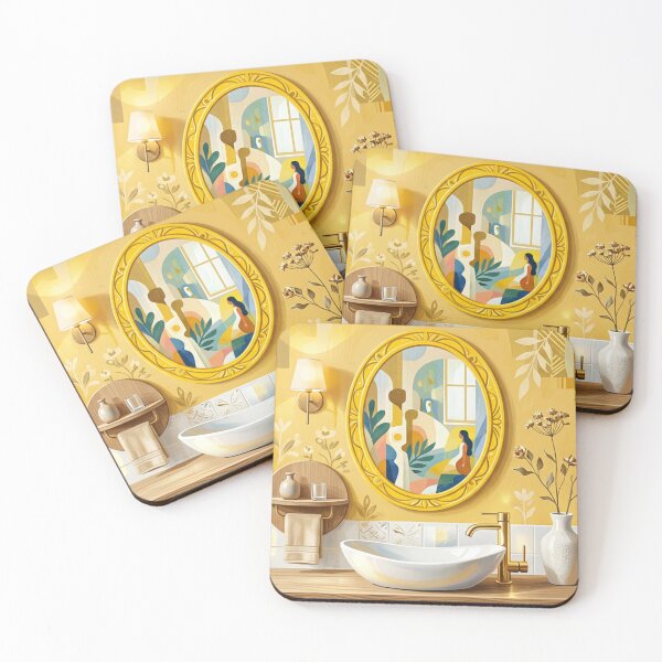 Item preview, Golden bathroom poetics designed and sold by Sigtrix.