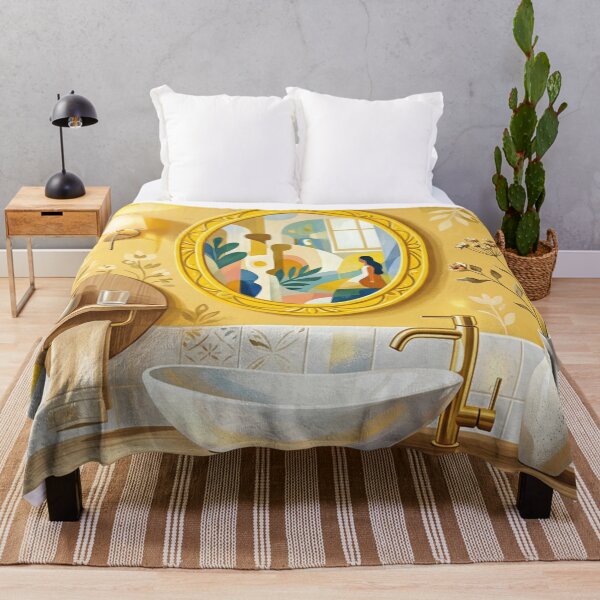 Item preview, Golden bathroom poetics designed and sold by Sigtrix.
