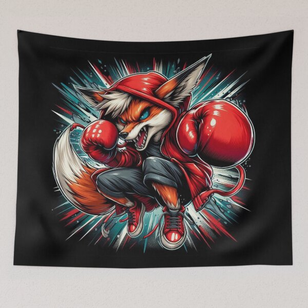 Item preview, Boxing Fox – Dynamic Fighter Design designed and sold by Dogandesighn.