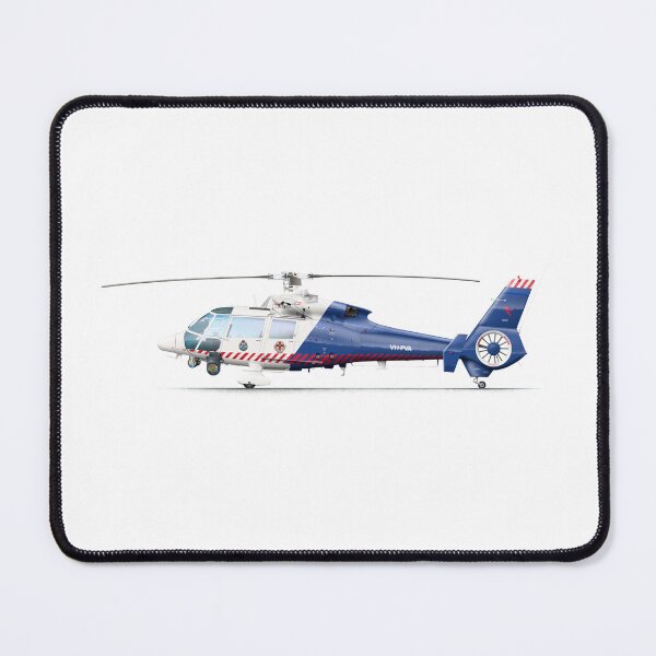 Item preview, Aerospatiale AS365C1 VH-PVA VicPol 2010 designed and sold by Grubby Fingers Aircraft Illustration.